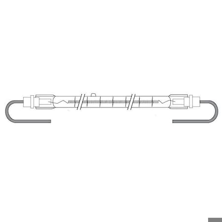 Ilb Gold Bulb, Halogen Quartz Tungsten T Tubular Shape, Replacement For Donsbulbs Qih277-1600/L, 18PK QIH277-1600/L